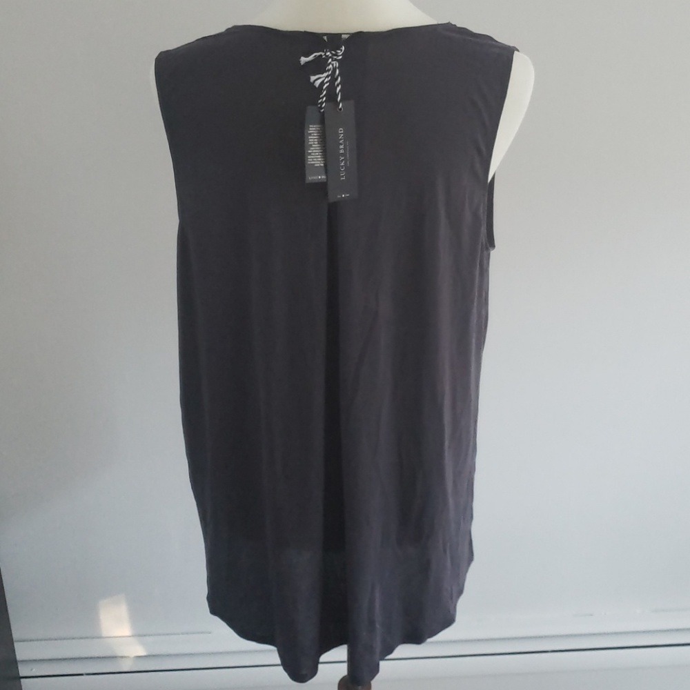 Lucky Brand V-Neck Tank NWT - Picture 2 of 5